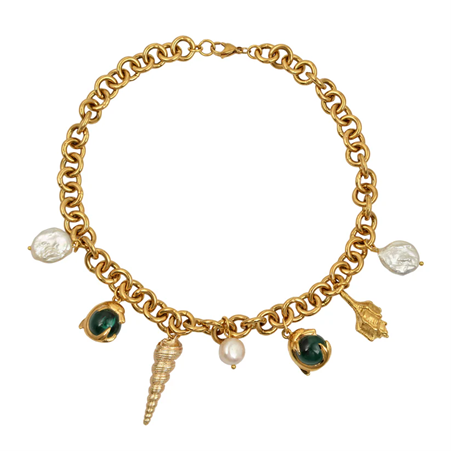 1MY0520-099 MAYOL 希臘全人手製飾品 Atlantis Necklace Gold #N50 (A-EU-E)