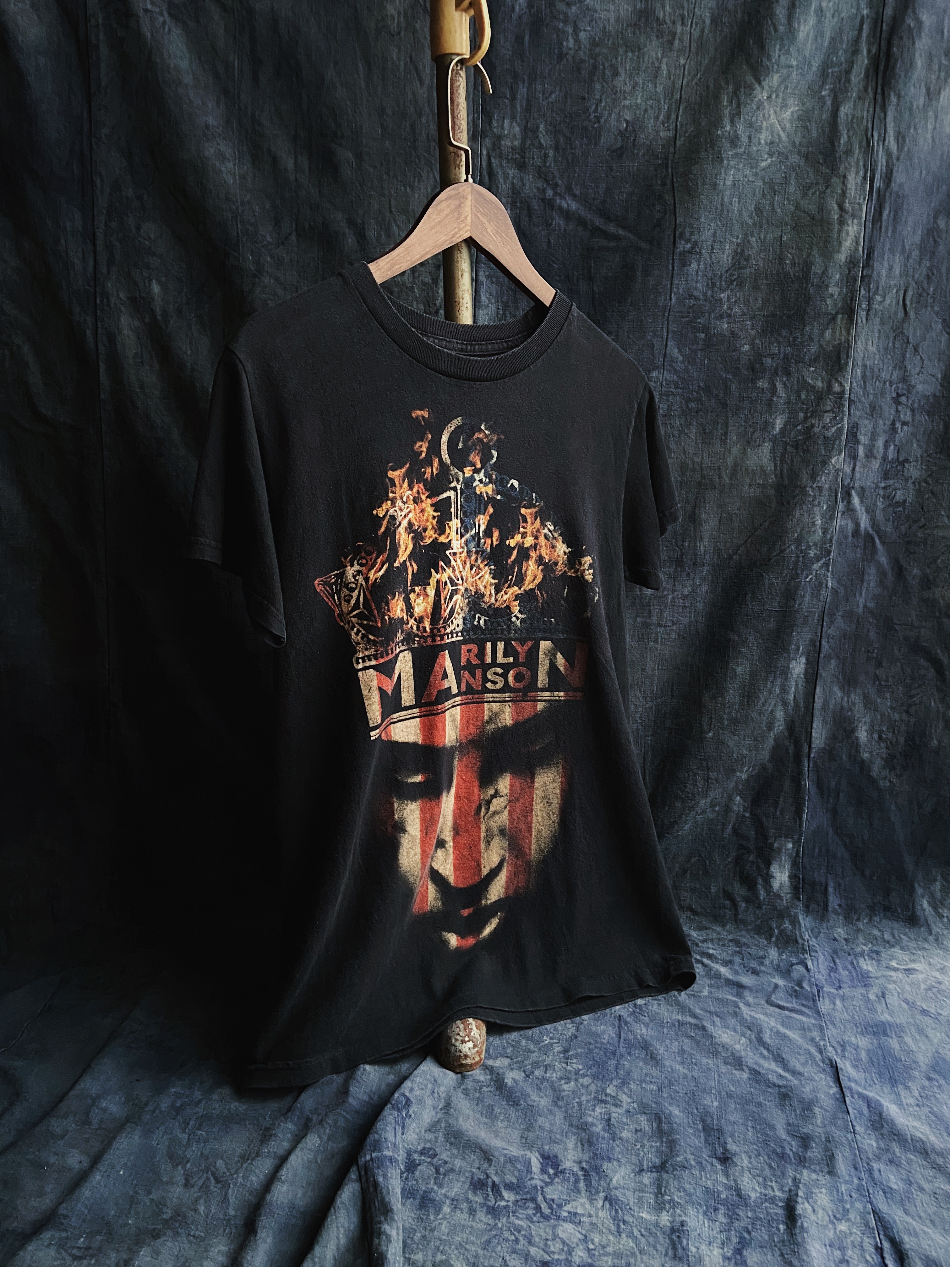 Vintage T-shirt “MARILYN MANSON” / 美國樂團短踢 黑色 瑪麗蓮曼森