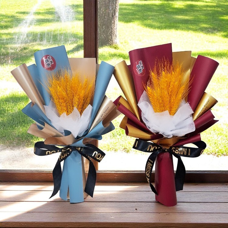 21支稻穗感謝老師花束,中束花束