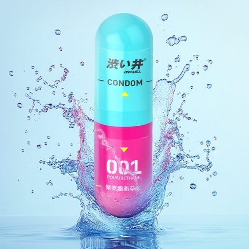 Drywell - 0.01 Extra Lube 3's Pack PU Condoms