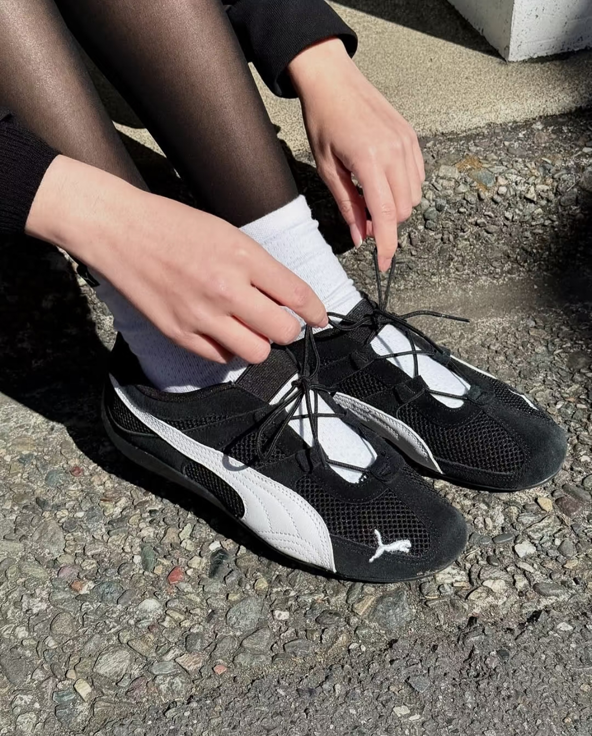 Puma Speedcat GO 賽車鞋 芭蕾舞鞋 涼鞋 休閒 黑色 黑白 麂皮 女鞋 403589-01/預購