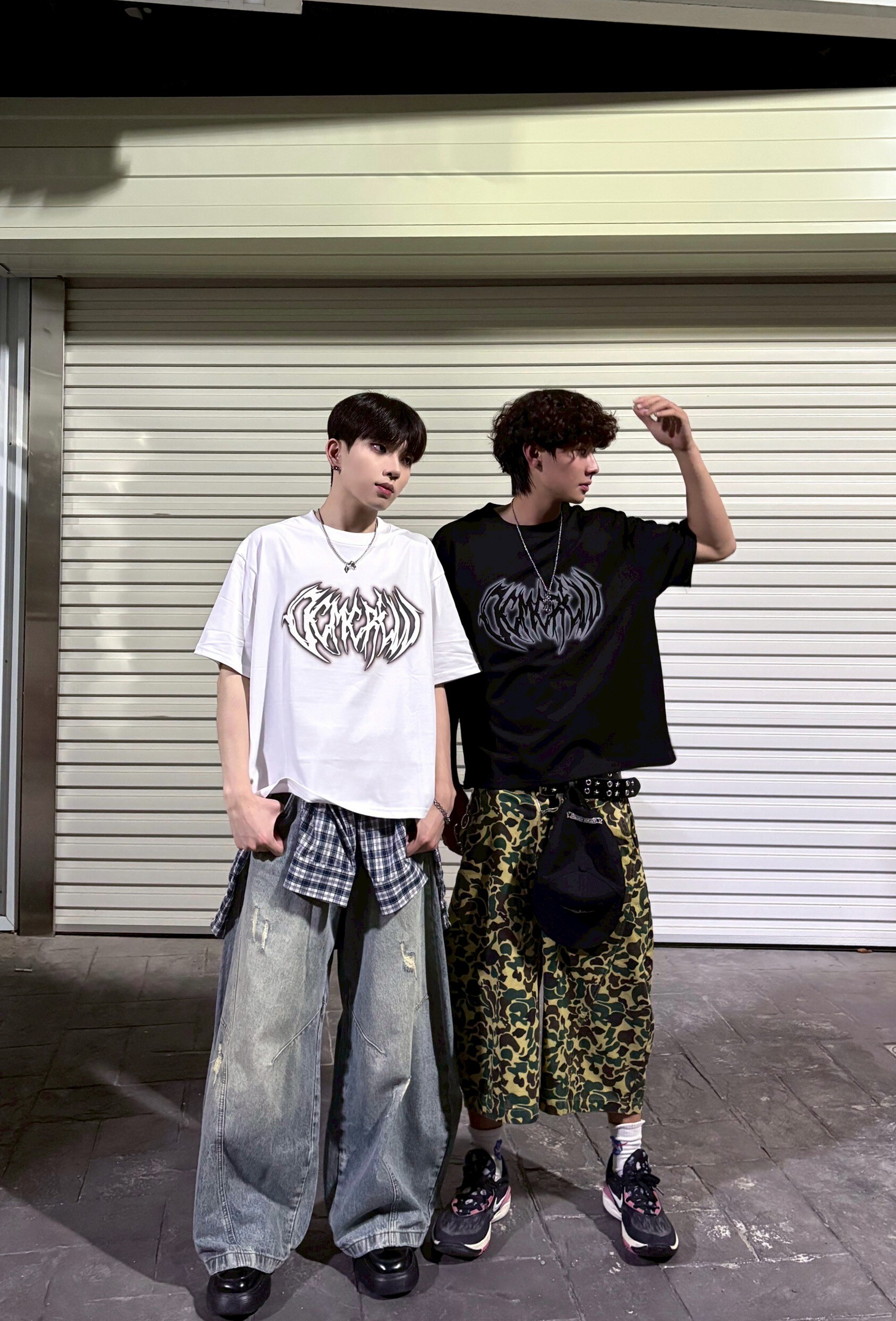 (GOAL) DCM 爆裂紋 BOXY 888短寬版型 短袖 短T