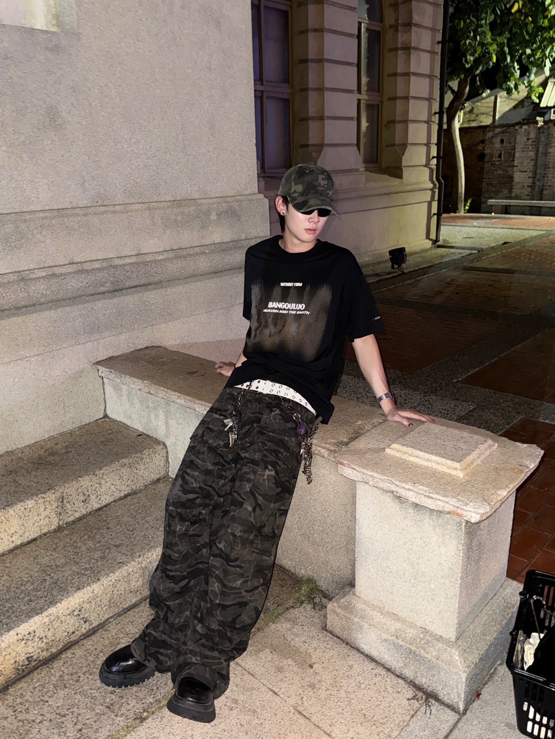 (GOAL) BANG 美式復古 塗鴉短TEE 24480