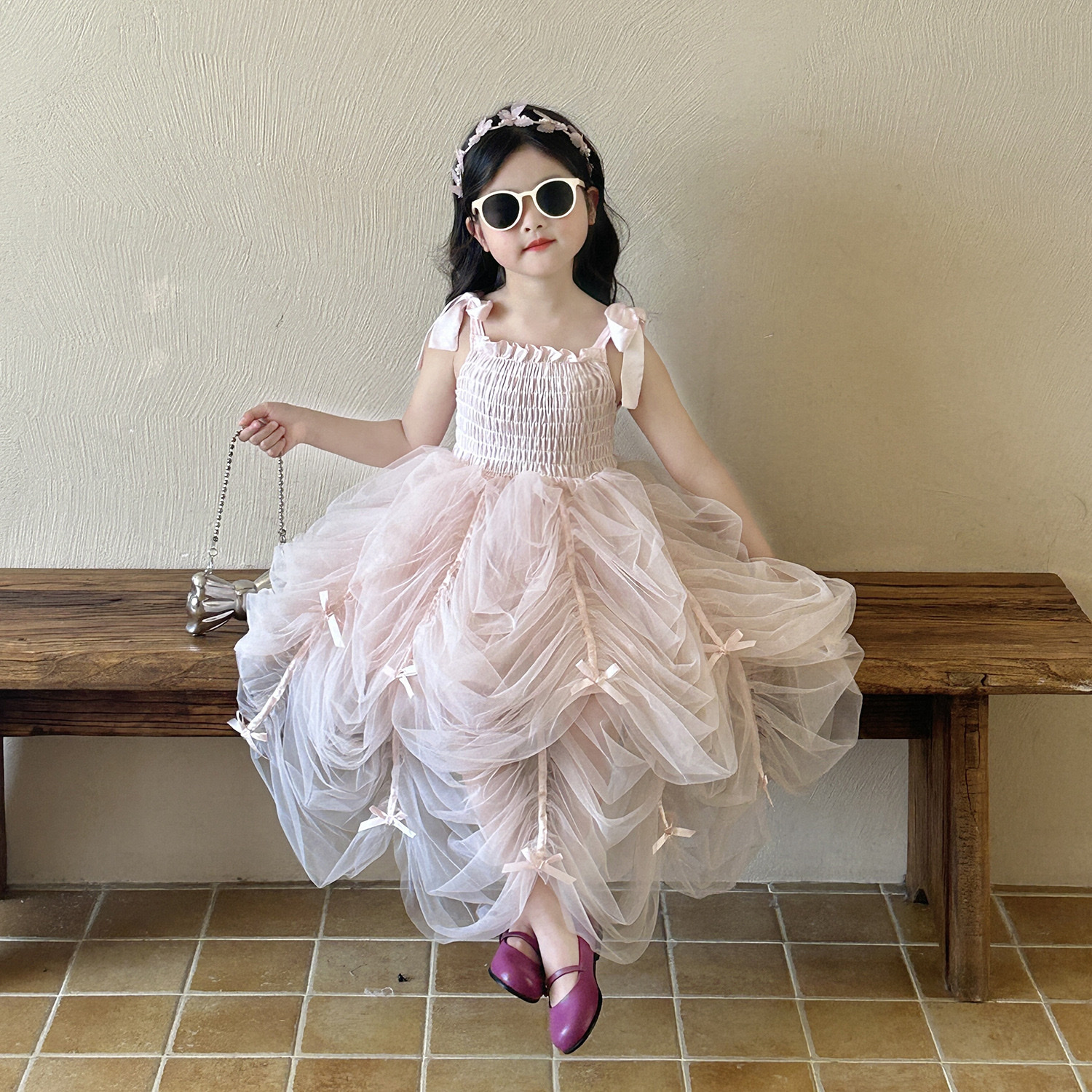 法式高級感優雅生日蓬蓬裙