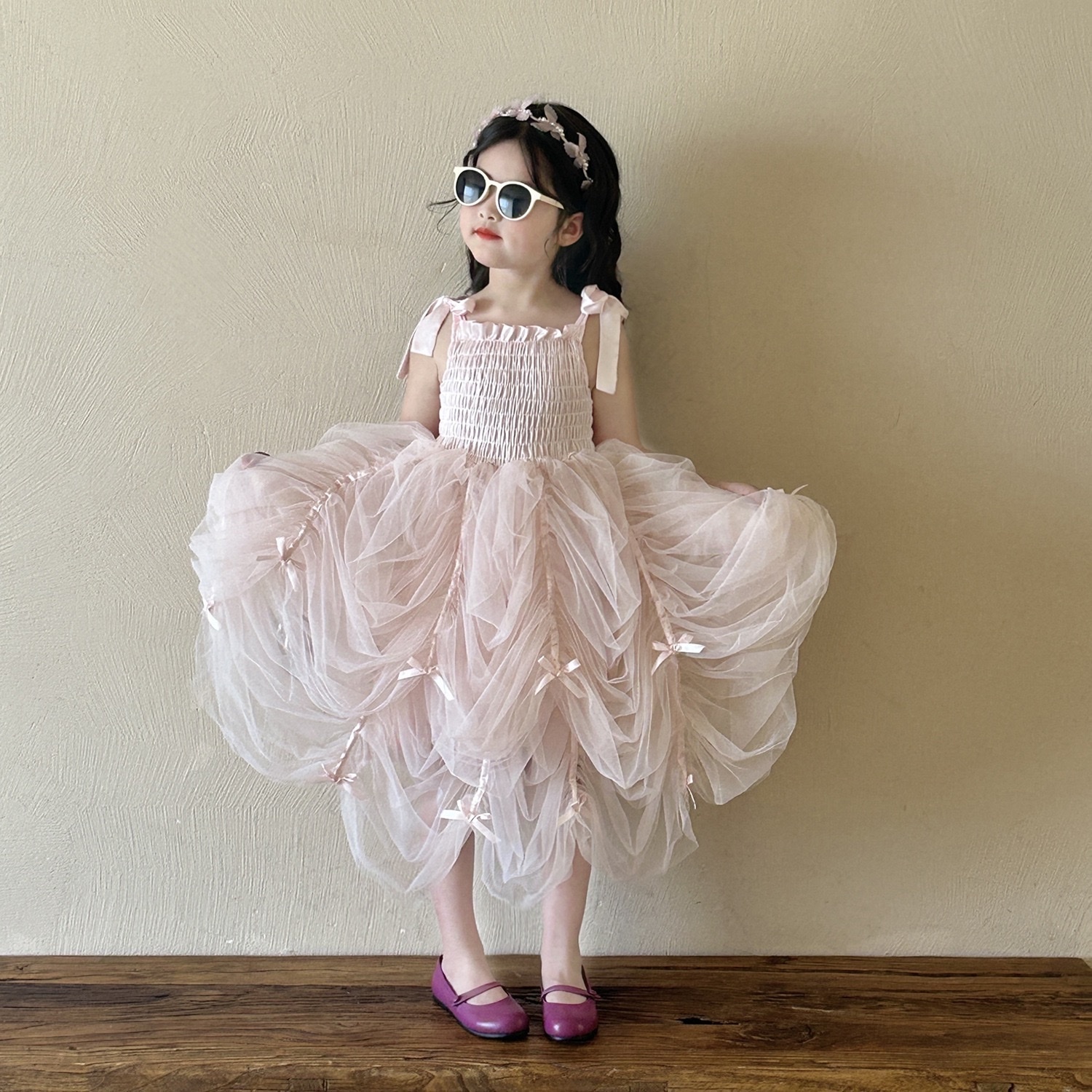 法式高級感優雅生日蓬蓬裙