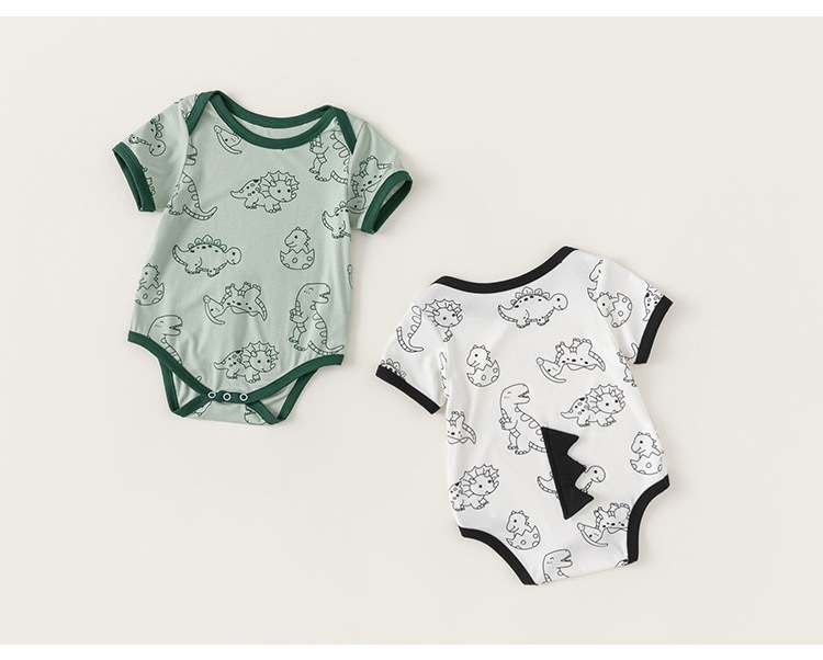 兩色恐龍包屁衣