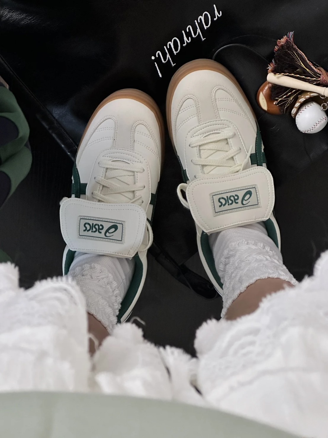 ASICS AARON 2.0 翻蓋奶油綠