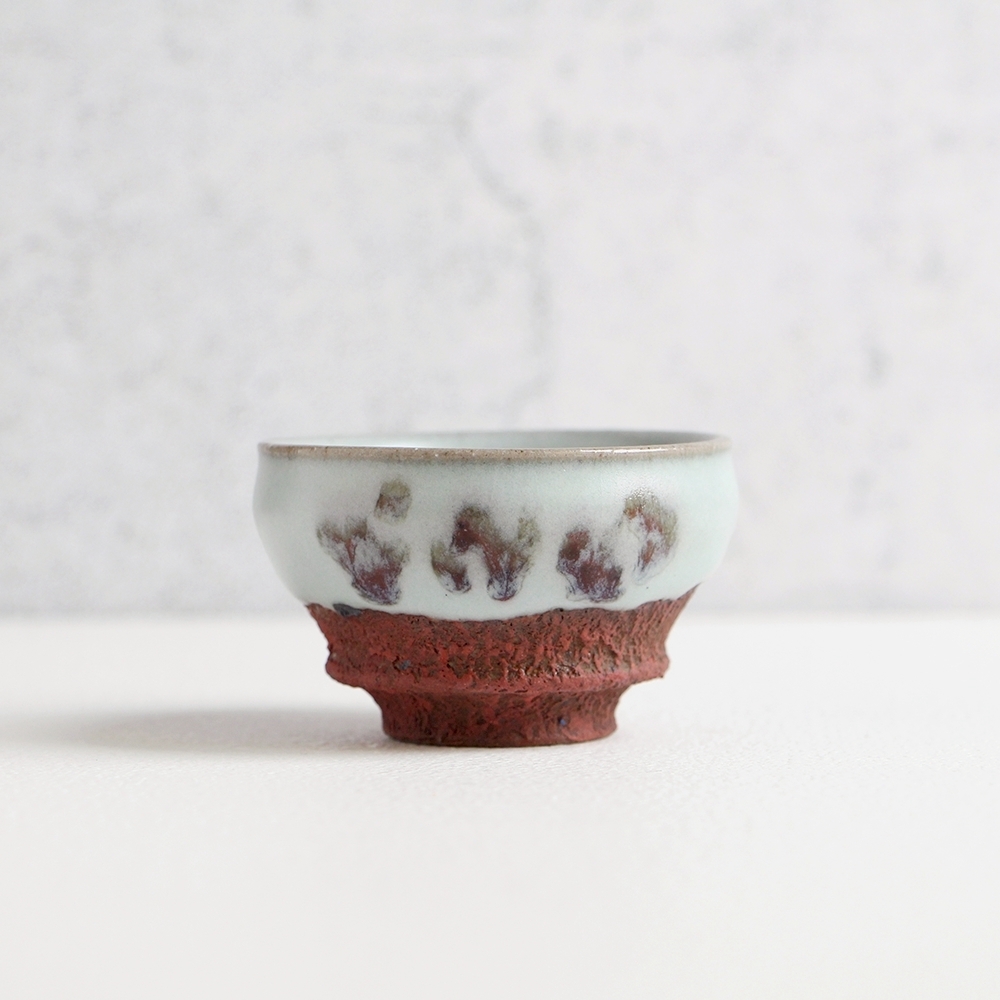 汝釉紅岩主人杯