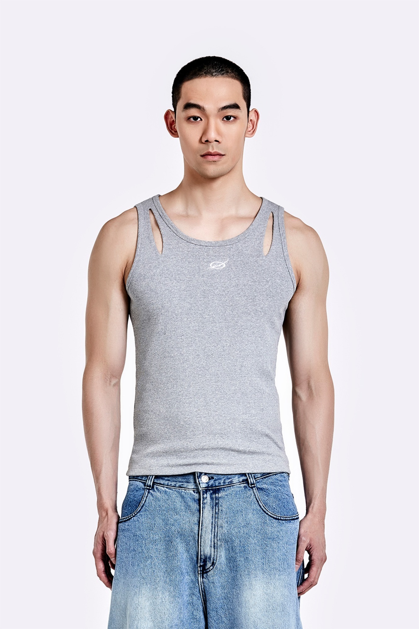 Devils Laugh sleeveless - Grey