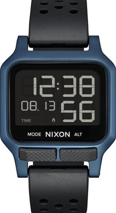 萬年鐘錶 - NIXON 尼克森 衝浪 THE HEAT 運動輕薄電子錶  A1320-300  錶徑39MM