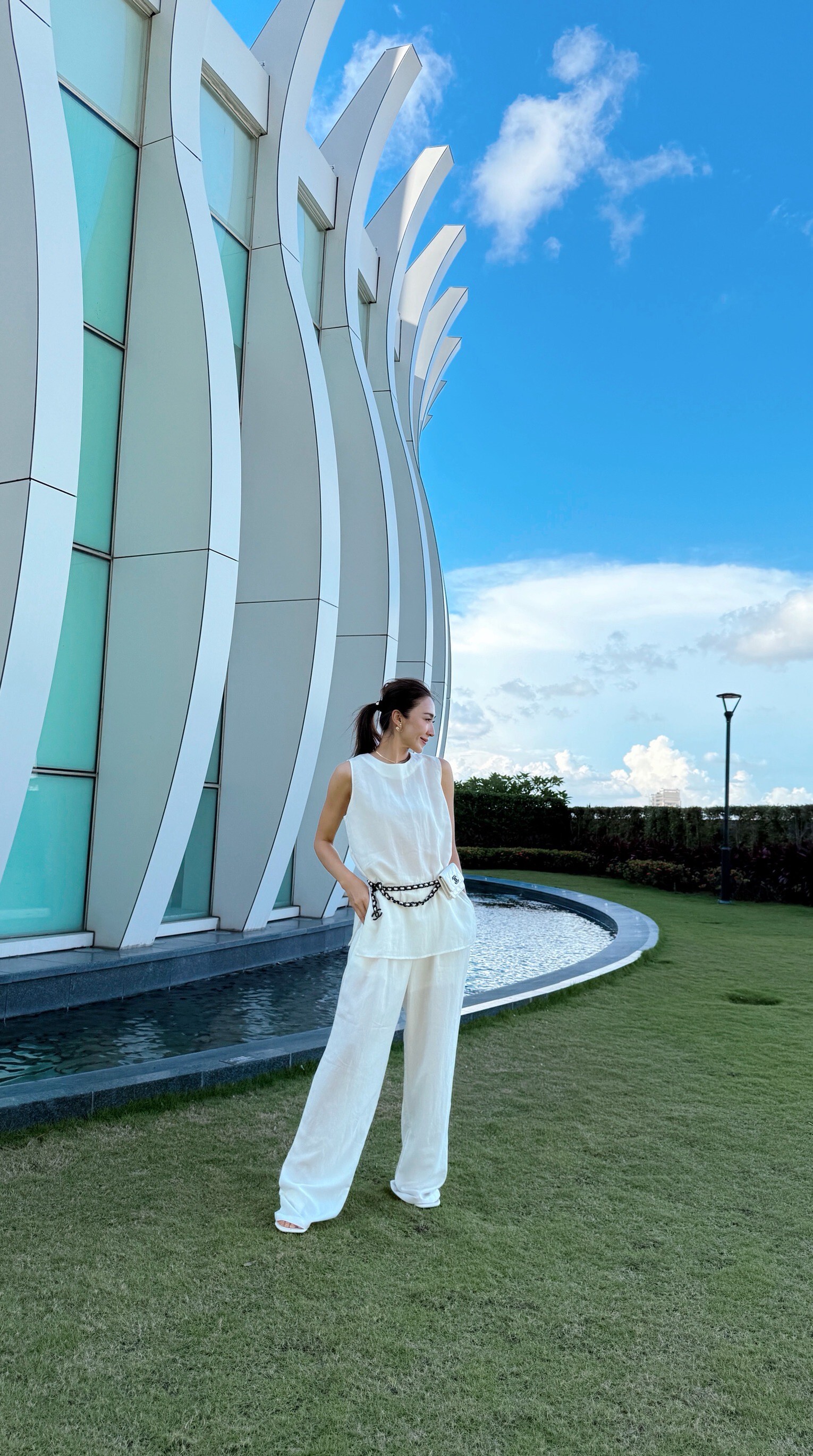 氣質純亞麻休閒套裝