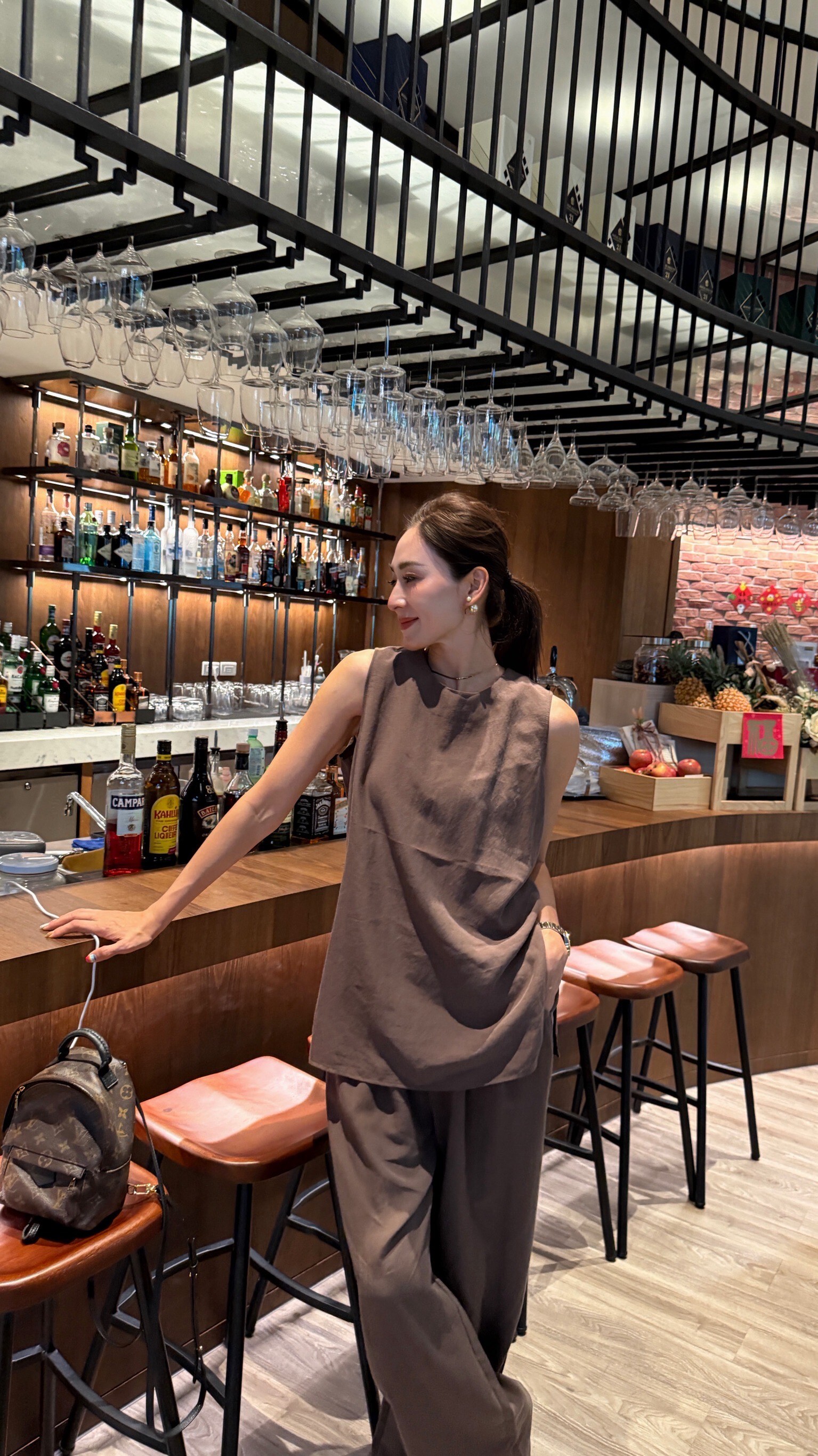 氣質純亞麻休閒套裝