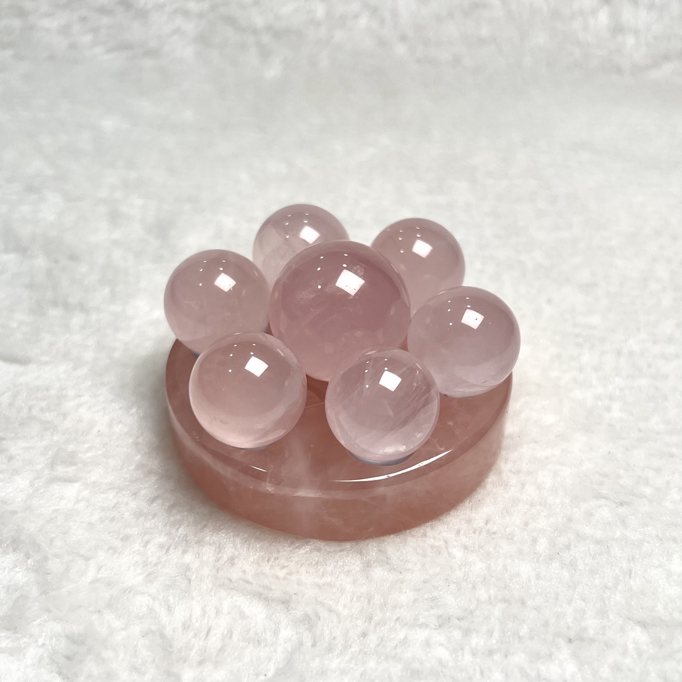 粉水晶球七星陣 #H699