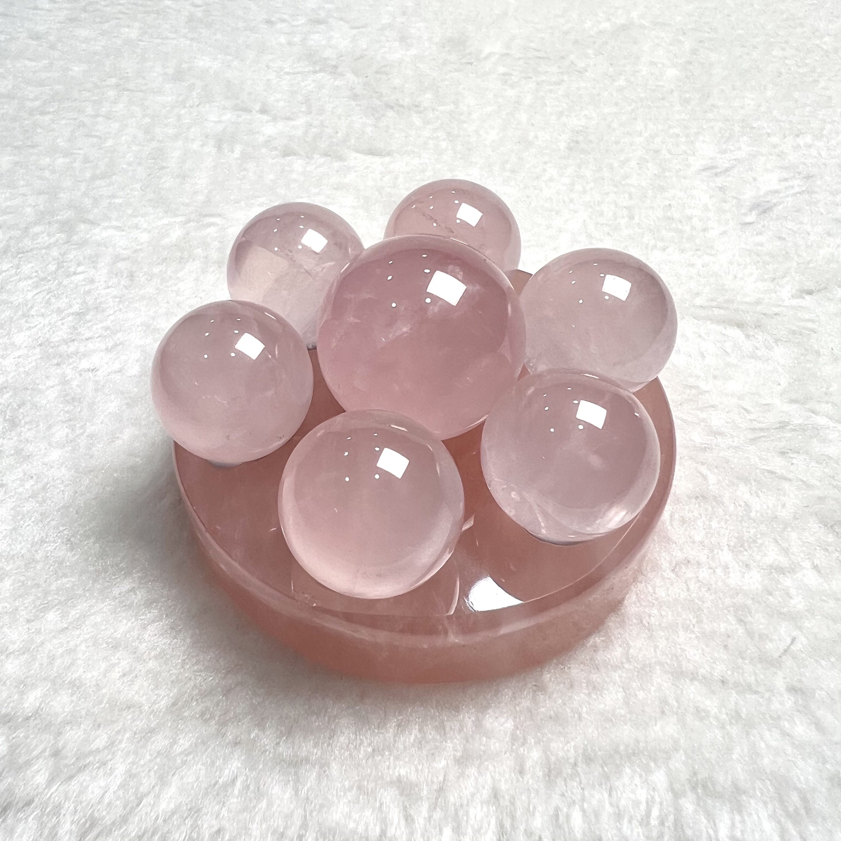 粉水晶球七星陣 #H699