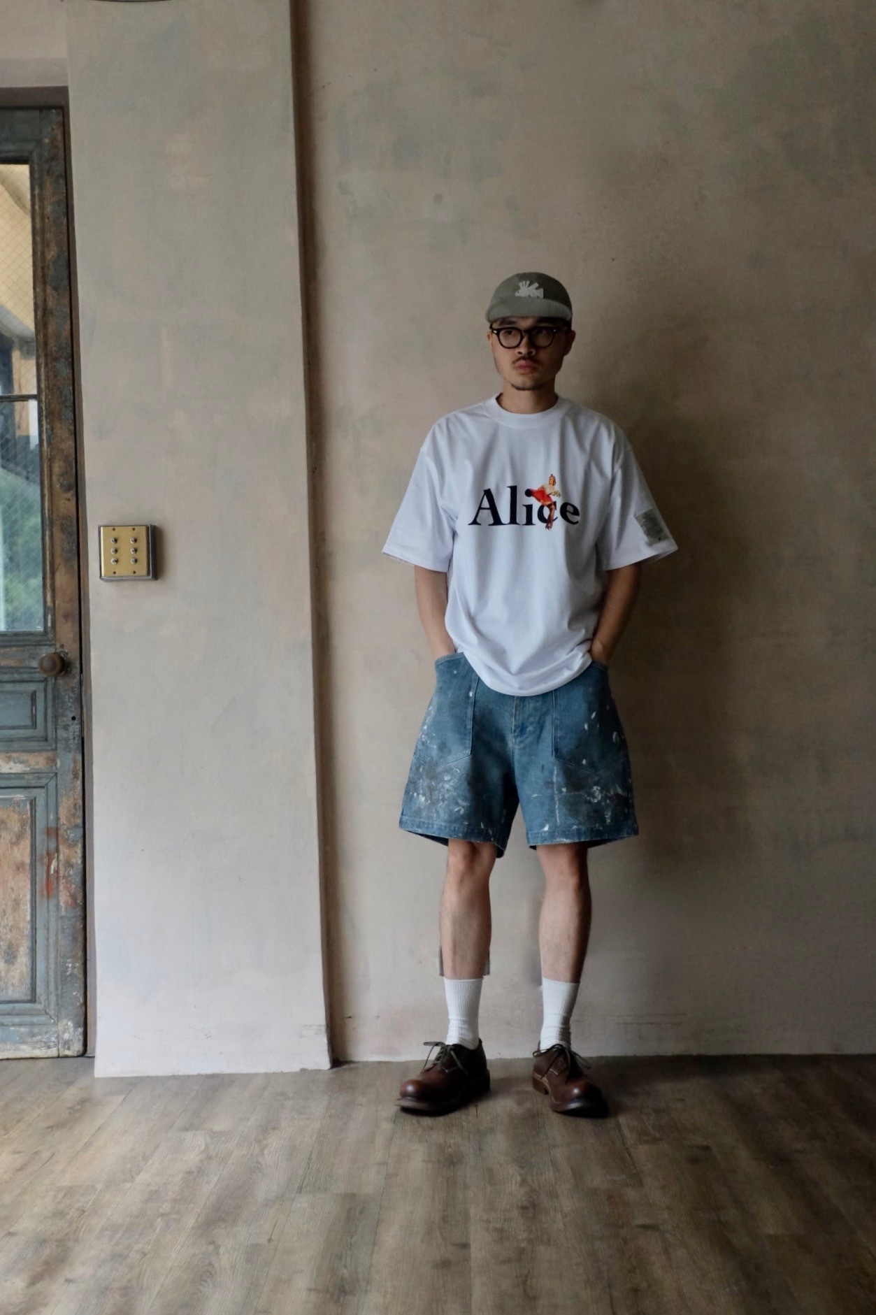 Club Stubborn The Army Worker Shorts - Painter Denim