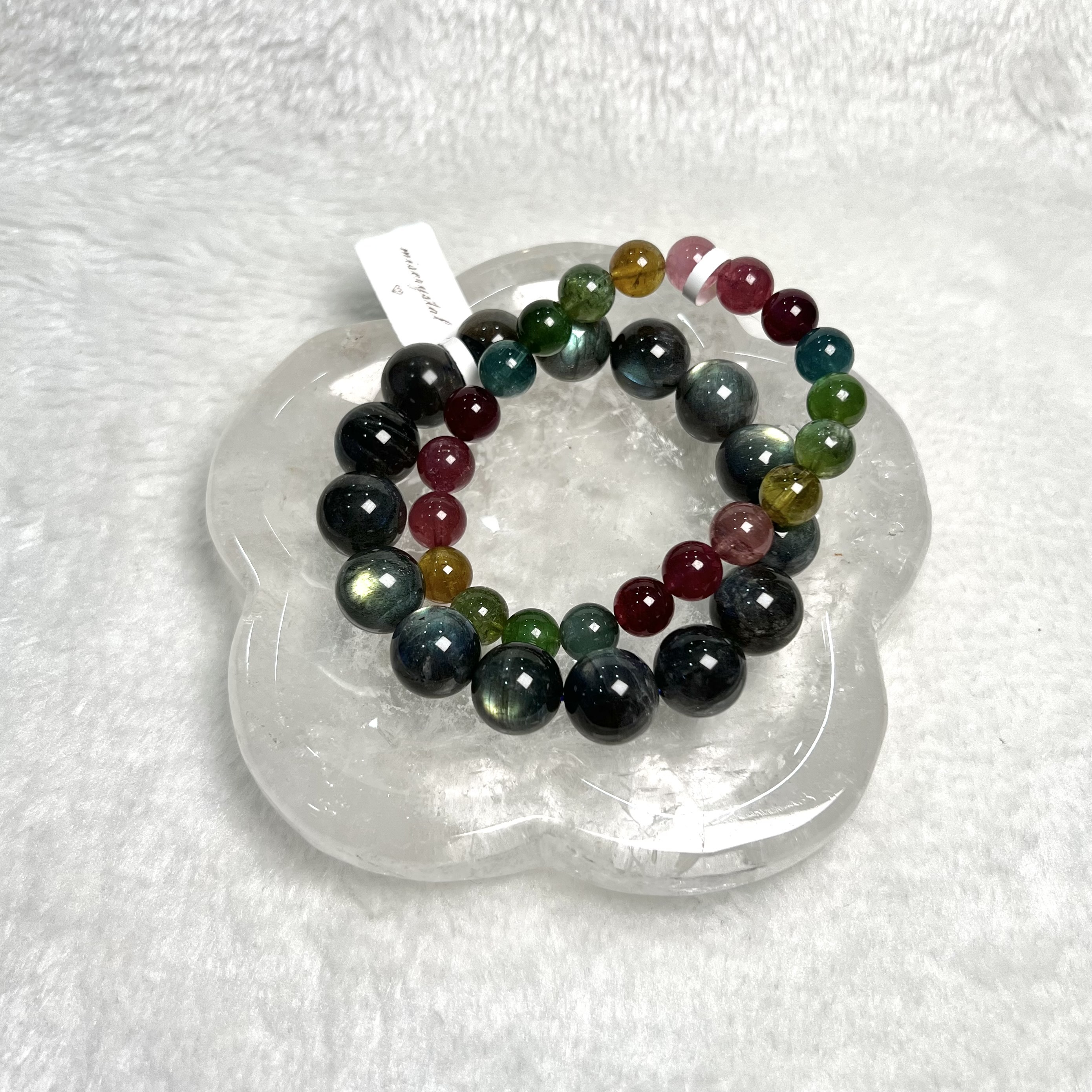 花形白水晶碟 #H700B