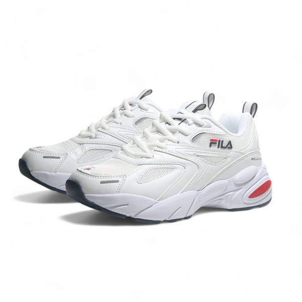 FILA 休閒鞋 DEFENDER 白 經典LOGO 厚底 老爹鞋 女 5J907X123