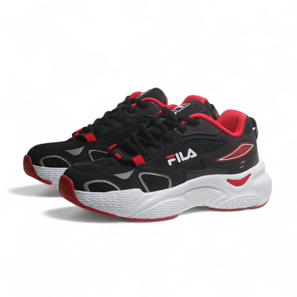 FILA 休閒鞋 HEARTS 黑紅 愛心 情人節 老爹鞋 女 5J919Y021