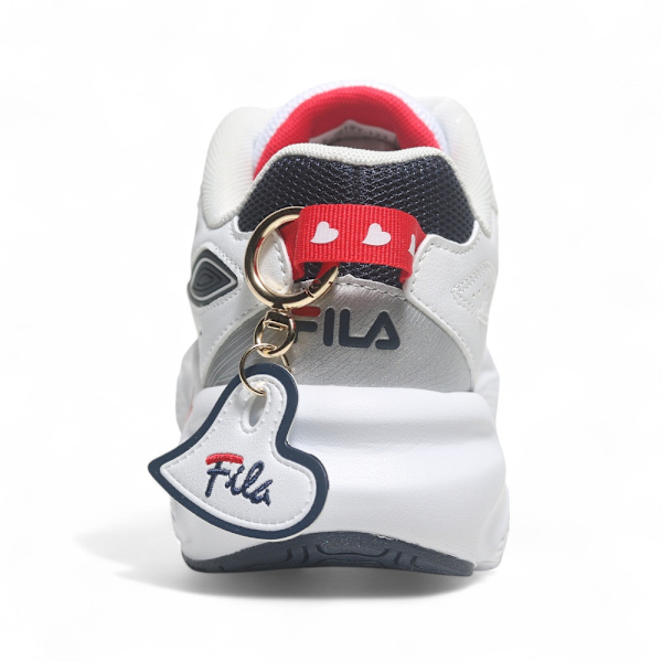 FILA 休閒鞋 HEARTS 白灰 愛心 情人節 老爹鞋 女 5J919Y123