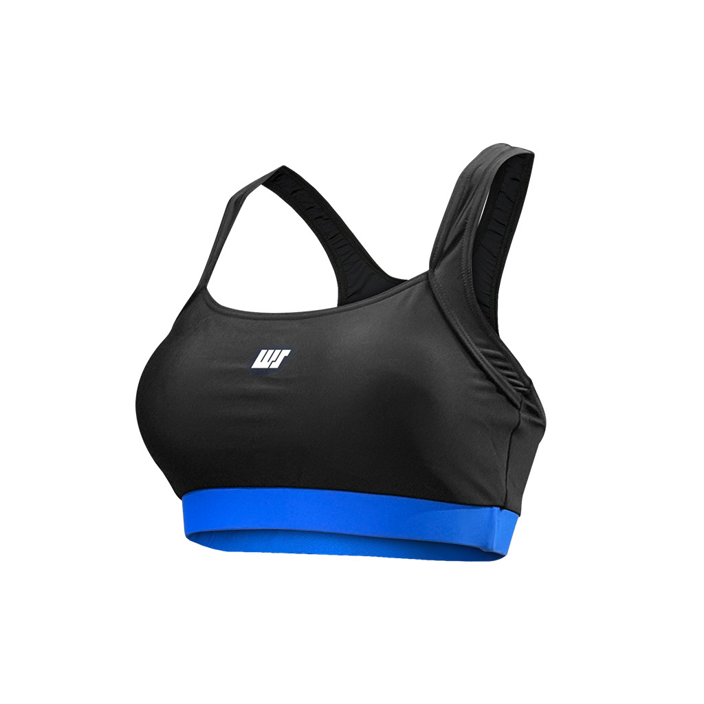 Hydro-Fit 游泳 Bra Top - 黑/藍