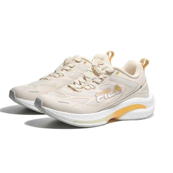 FILA 慢跑鞋 NEBULA 米黃色 輕量 運動鞋 女 5J910Y779