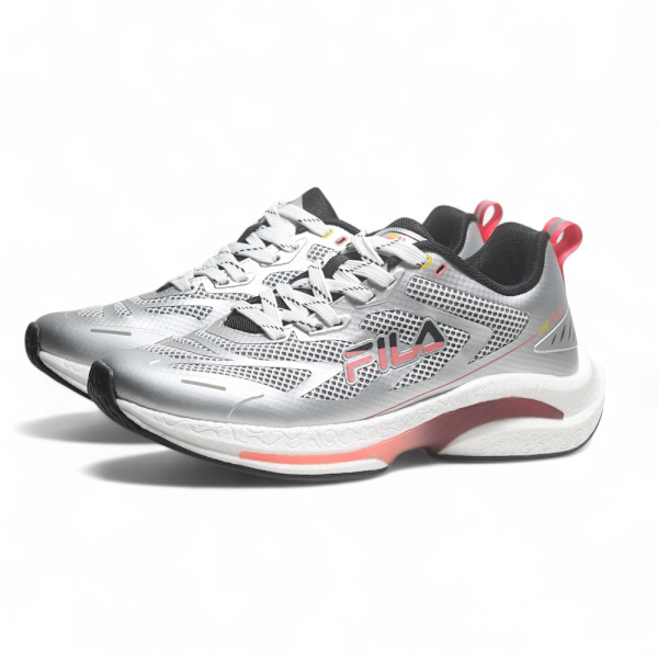 FILA 慢跑鞋 NEBULA 銀黑粉 回彈 運動鞋 女 5J910Y822