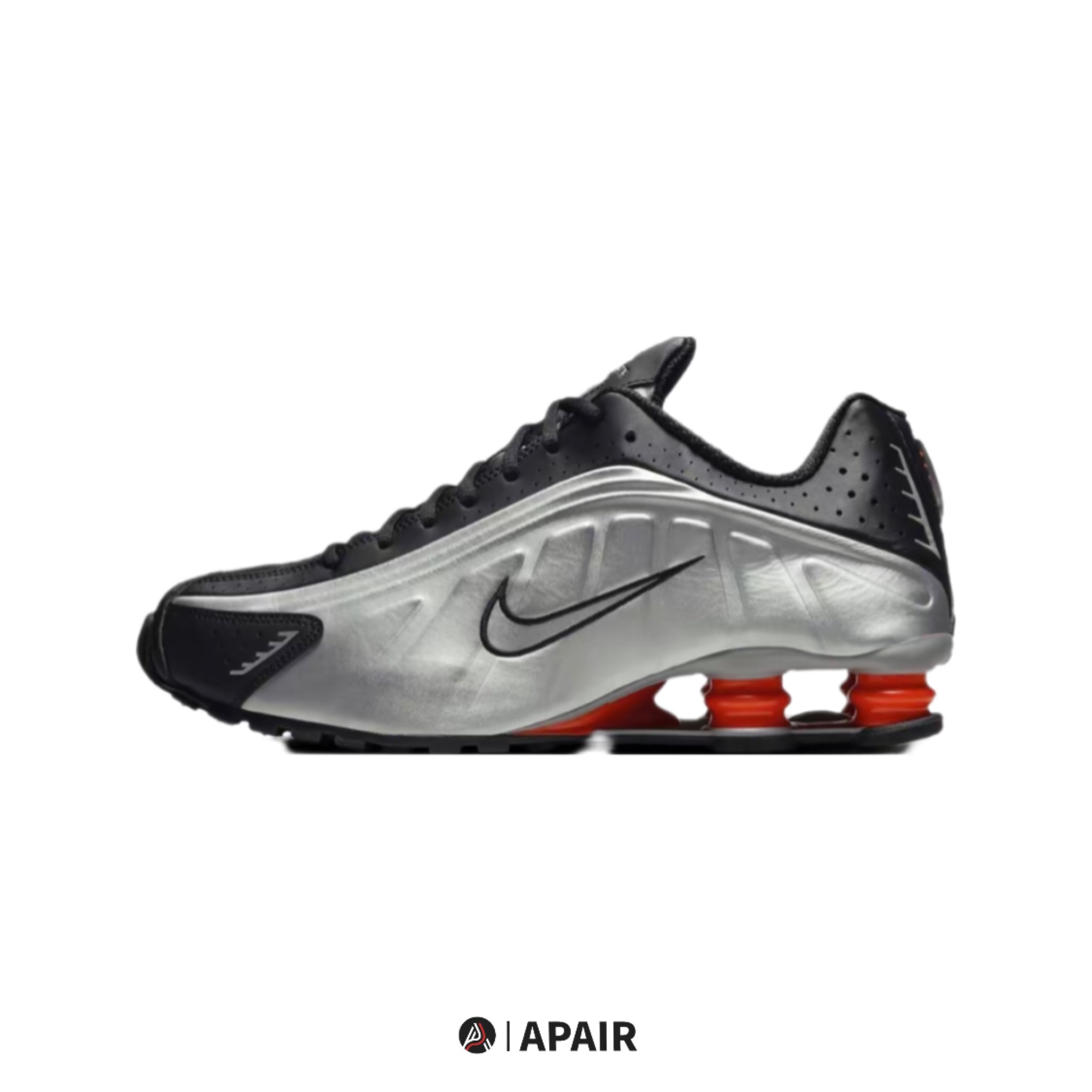 【APAIR】預購 NIKE SHOX R4 復刻 新銀黑 灰反光線 彈簧鞋 HQ1988-002 AR3565-011