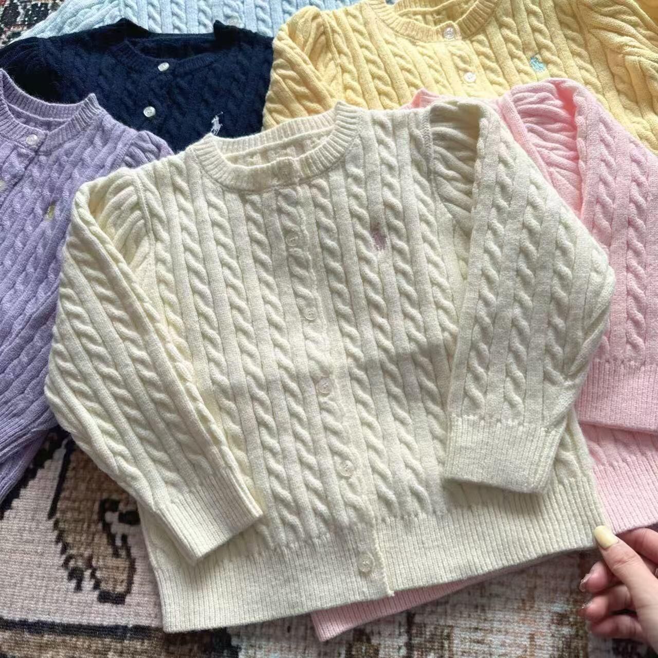 廠單 經典RL北極絨開衫毛衣外套