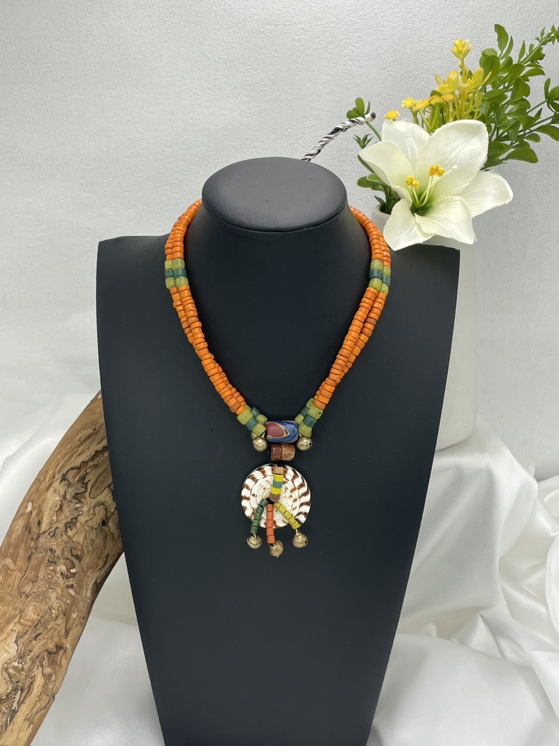 Muni-No.1幼童款貝殼長鍊42cm