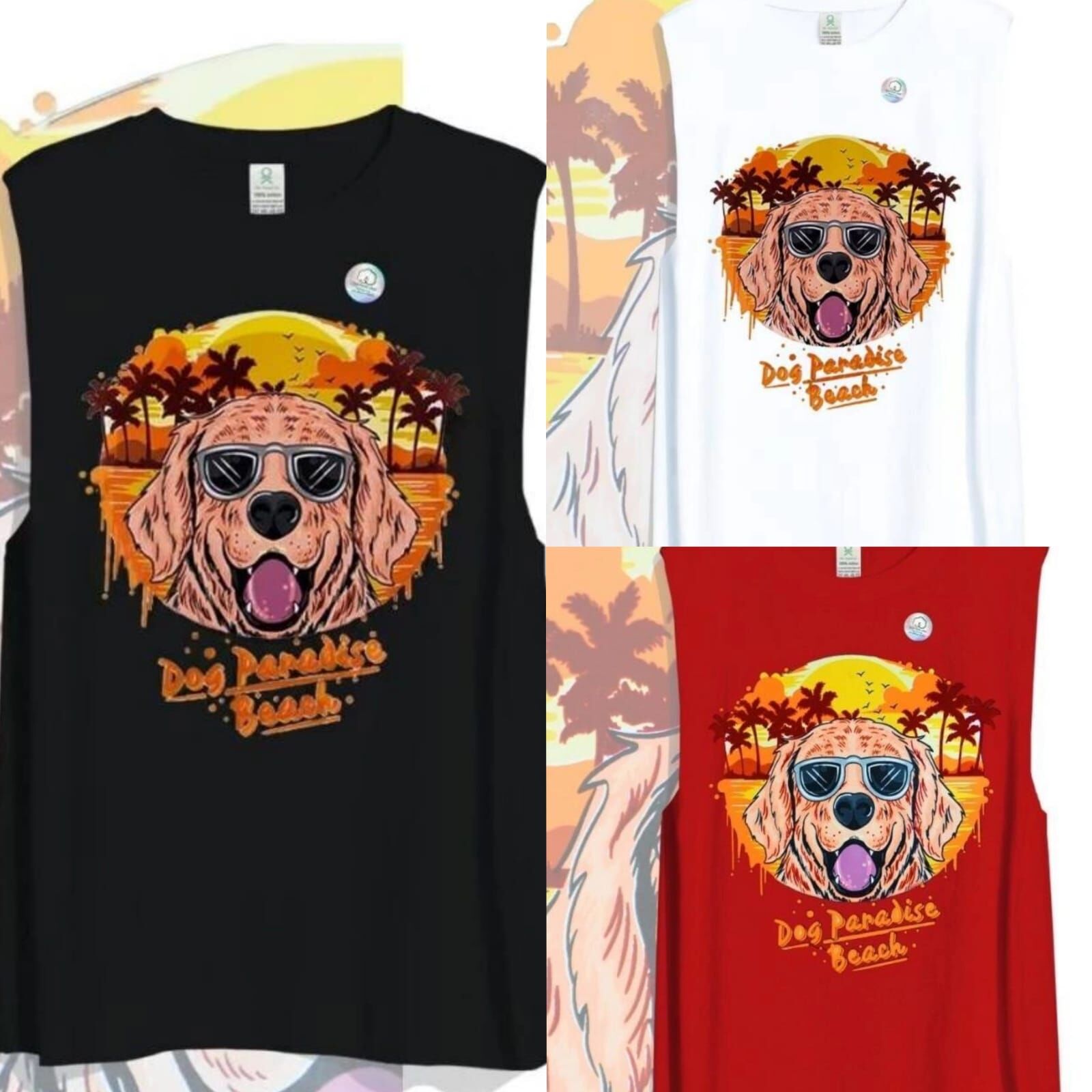 泰國太陽眼鏡狗背心(T5 T654)