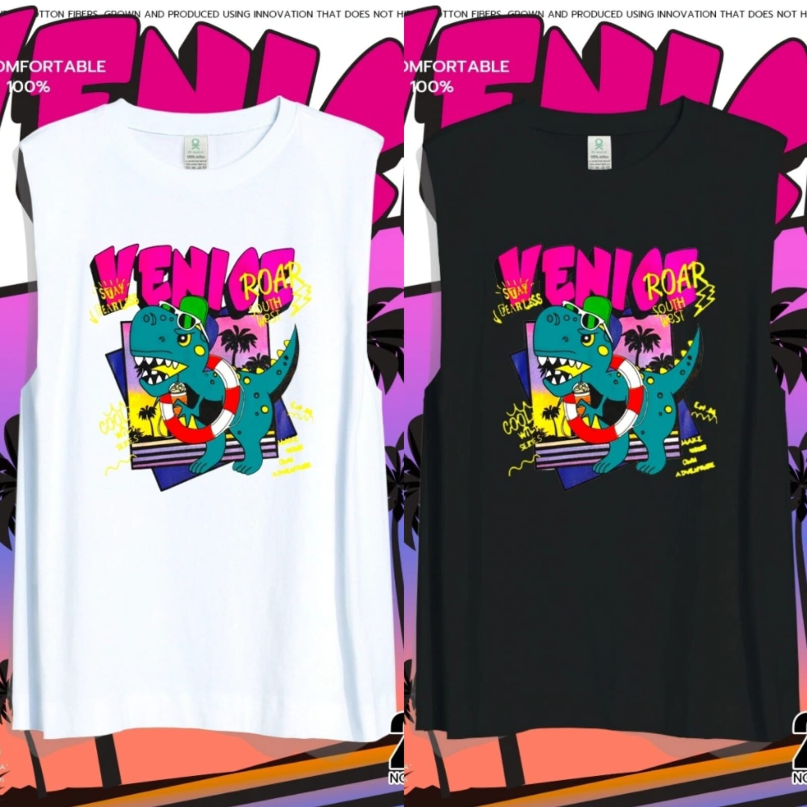 泰國水泡恐龍背心(T5 T656)