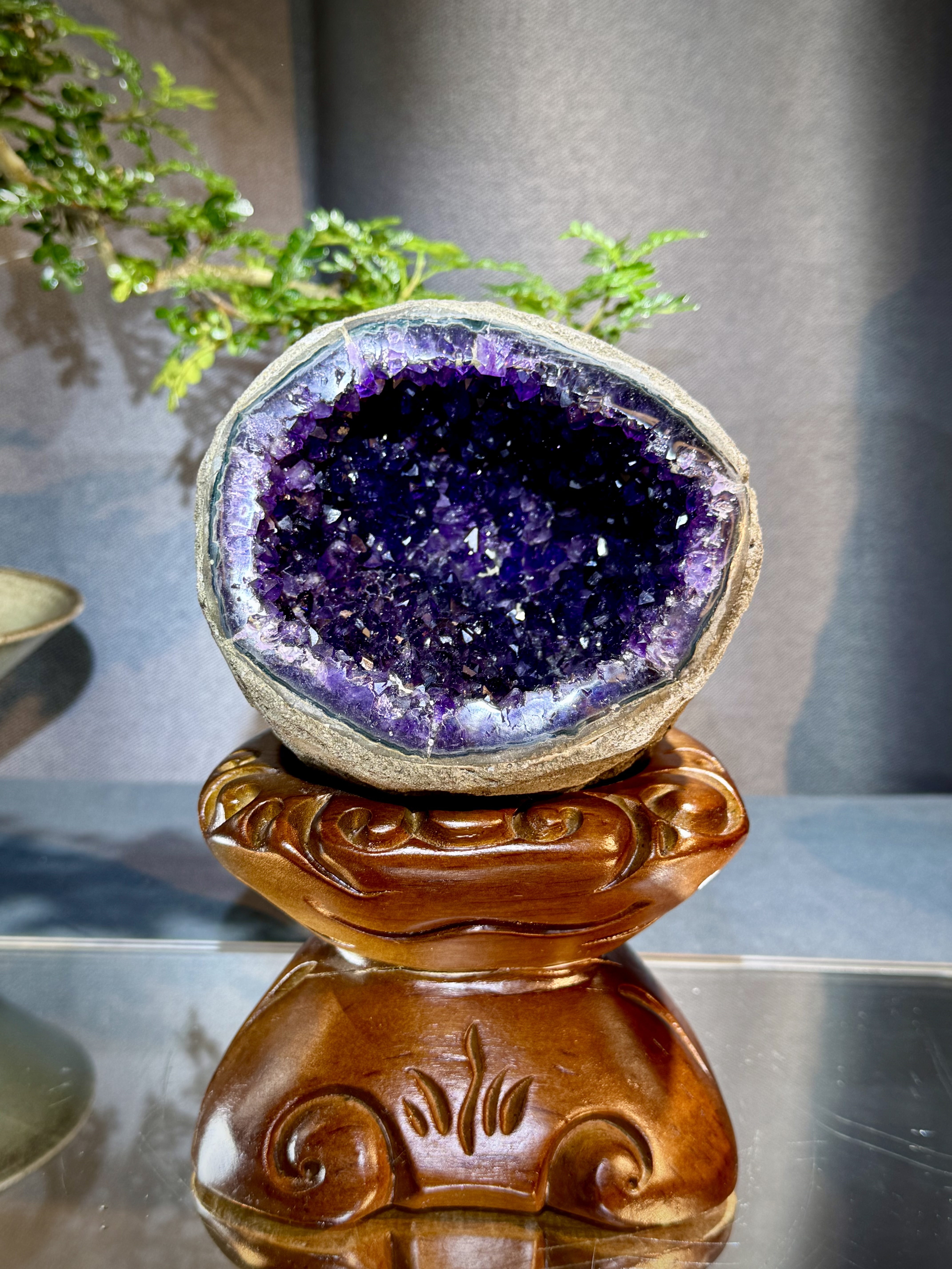 帝王紫水晶晶洞 7015