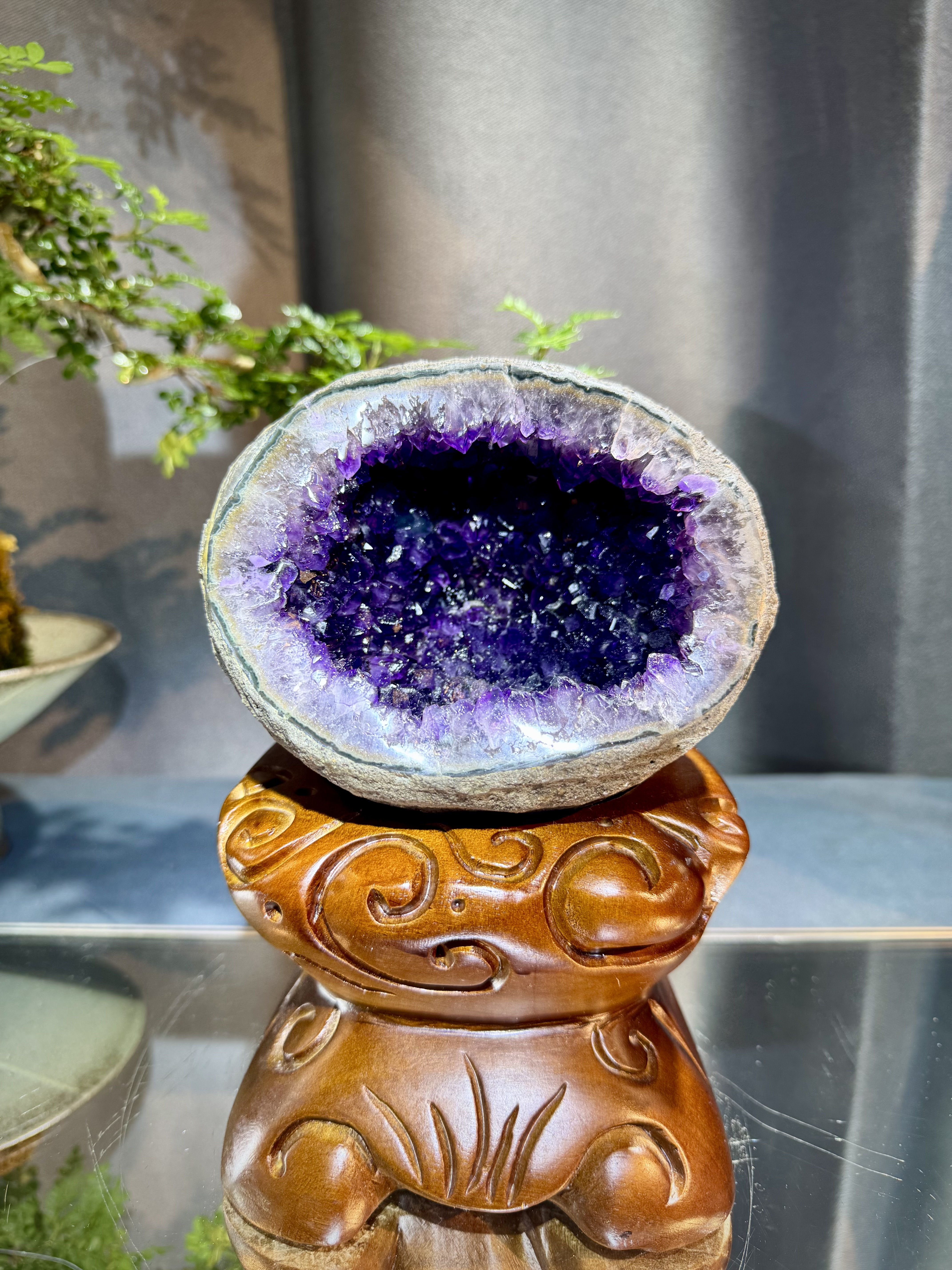 帝王紫水晶晶洞 7016