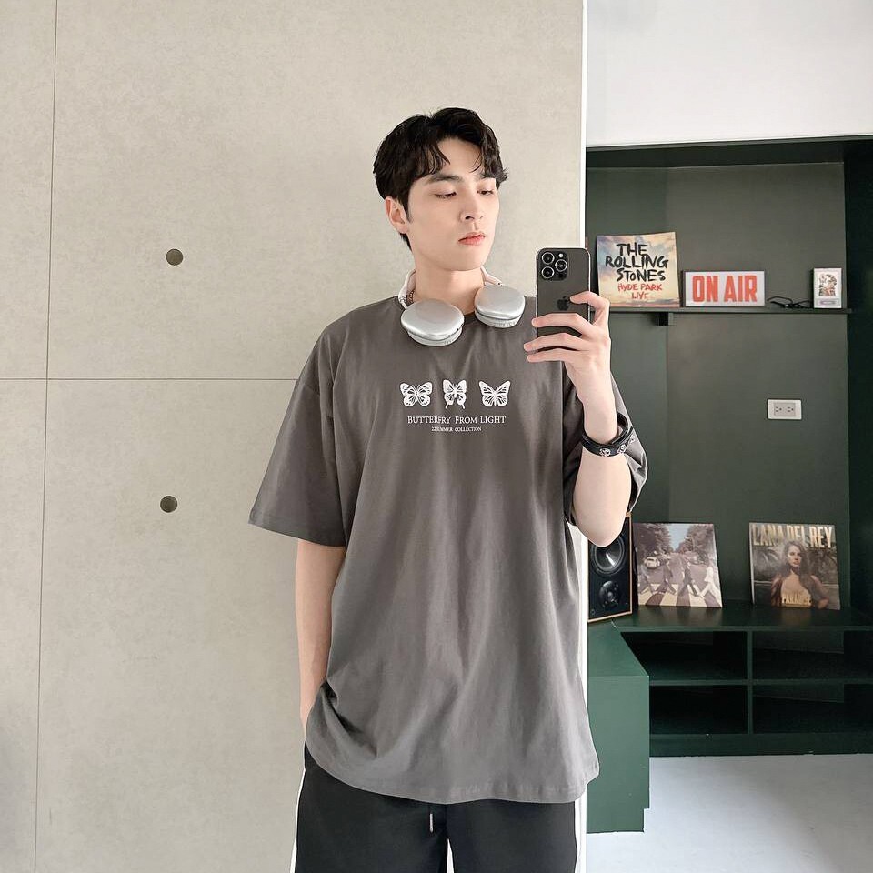 (GOAL) 韓版 純棉 蝴蝶印花短TEE 80564