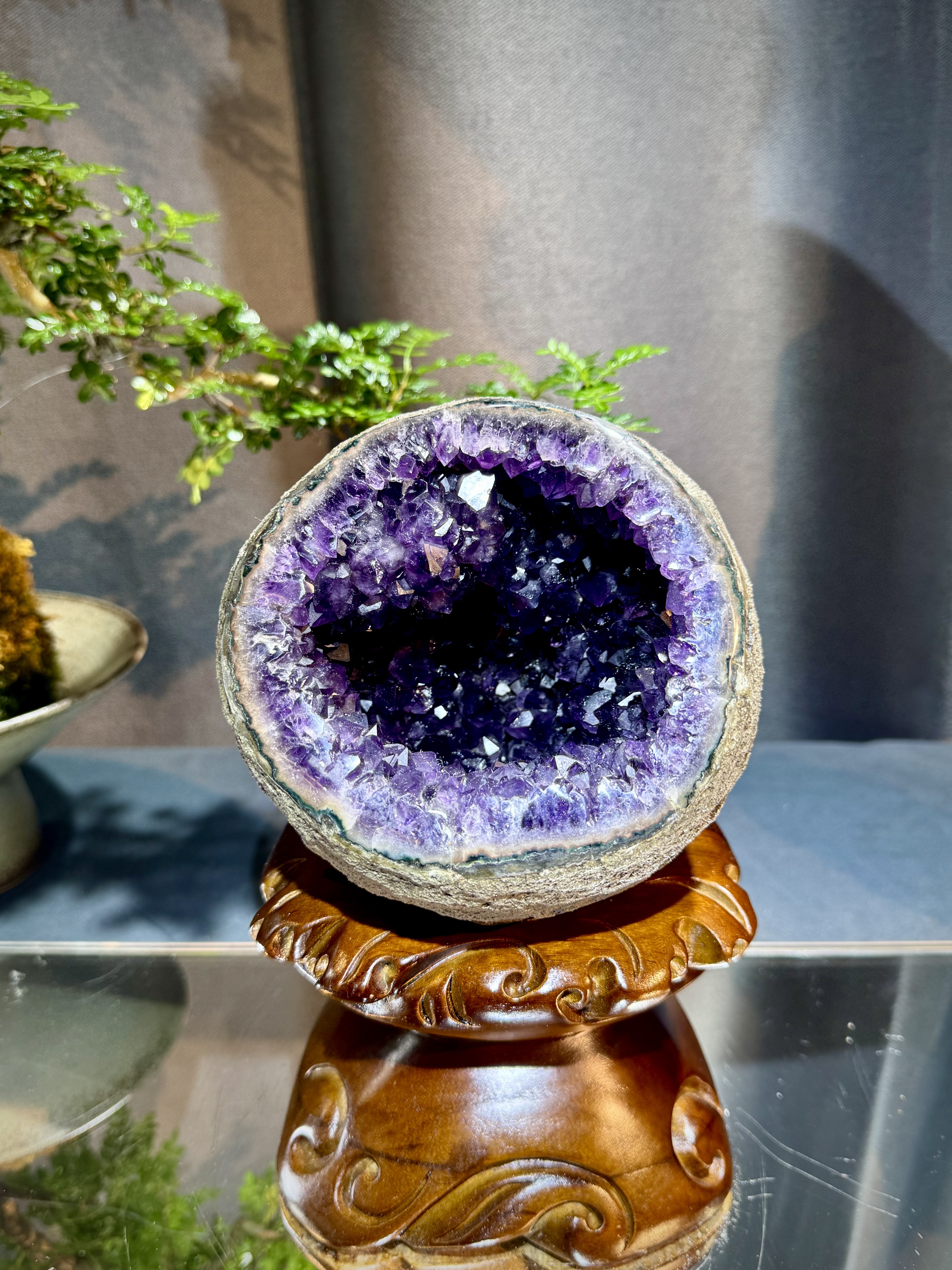 帝王紫水晶晶洞 7019