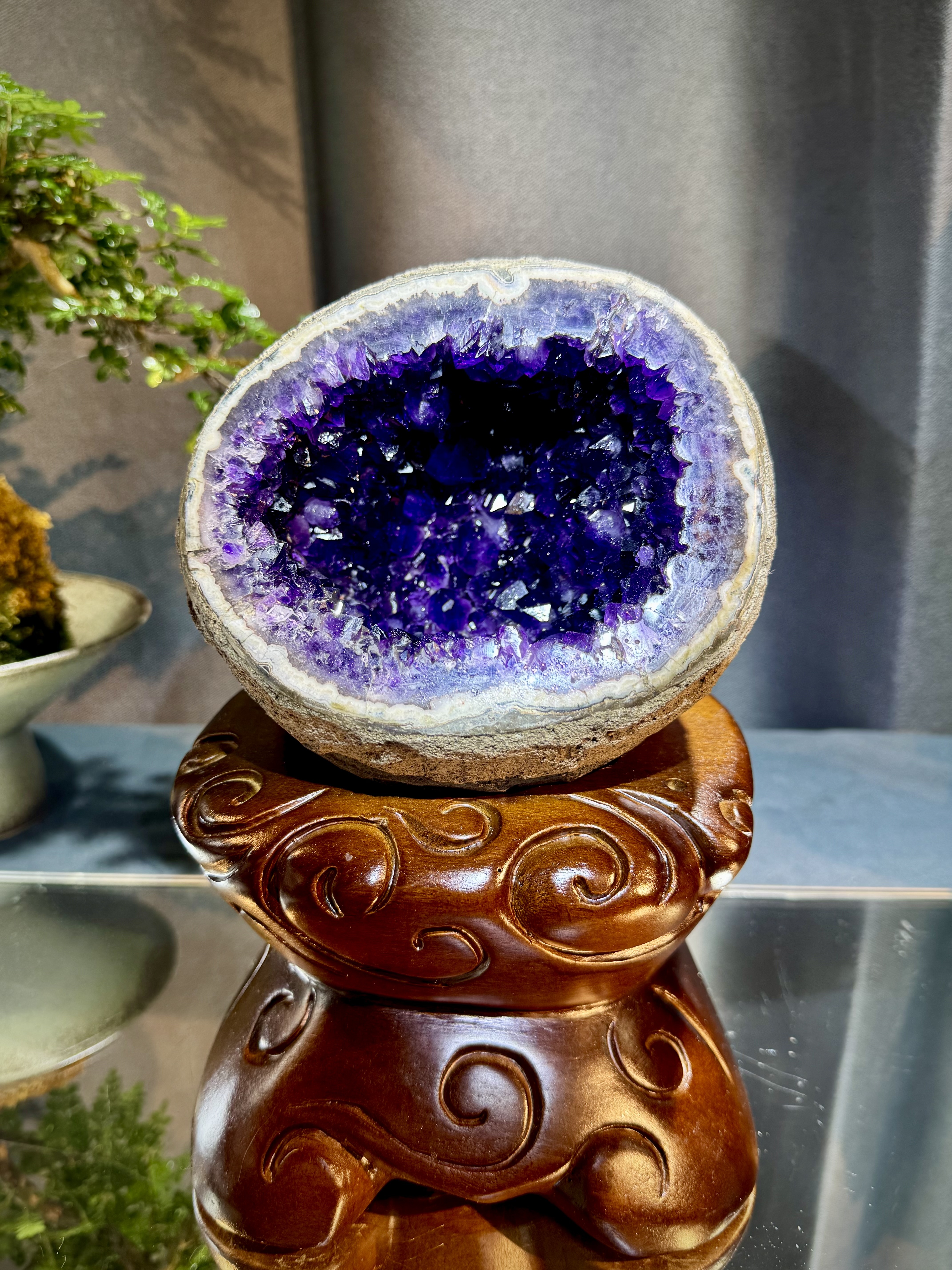 帝王紫水晶晶洞 7021