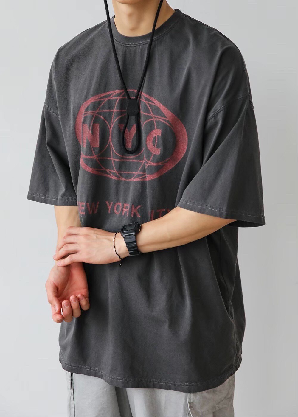 (GOAL) 韓版 純棉 NYC印花 短TEE 80553