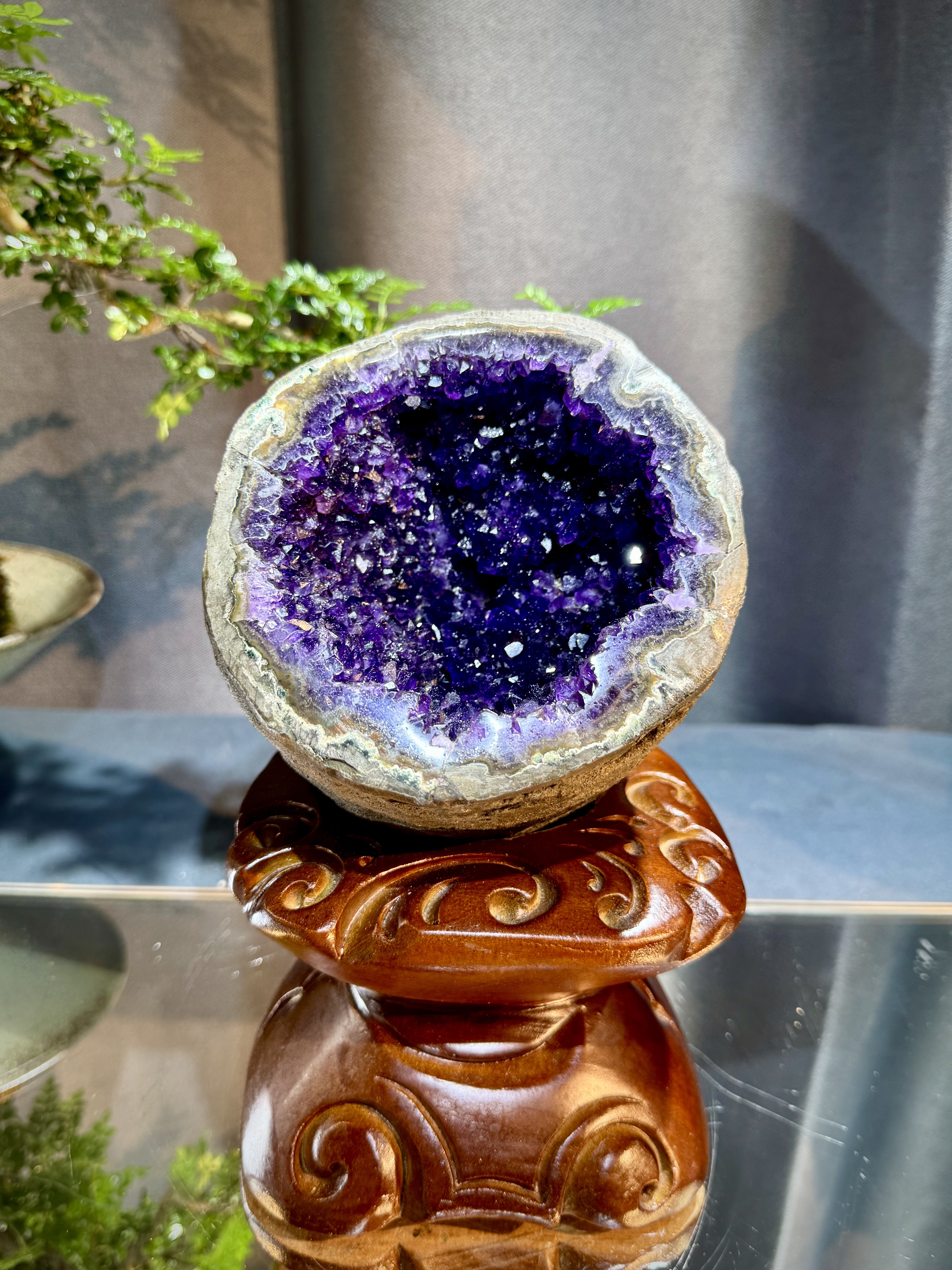 帝王紫水晶晶洞 7022