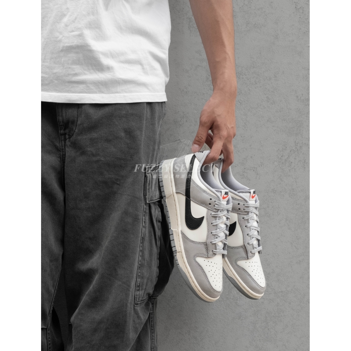 【逢甲 FUZZY】Nike Dunk Low "Smoke Grey" 麂皮 煙灰 灰黑 灰白 IB3079-101