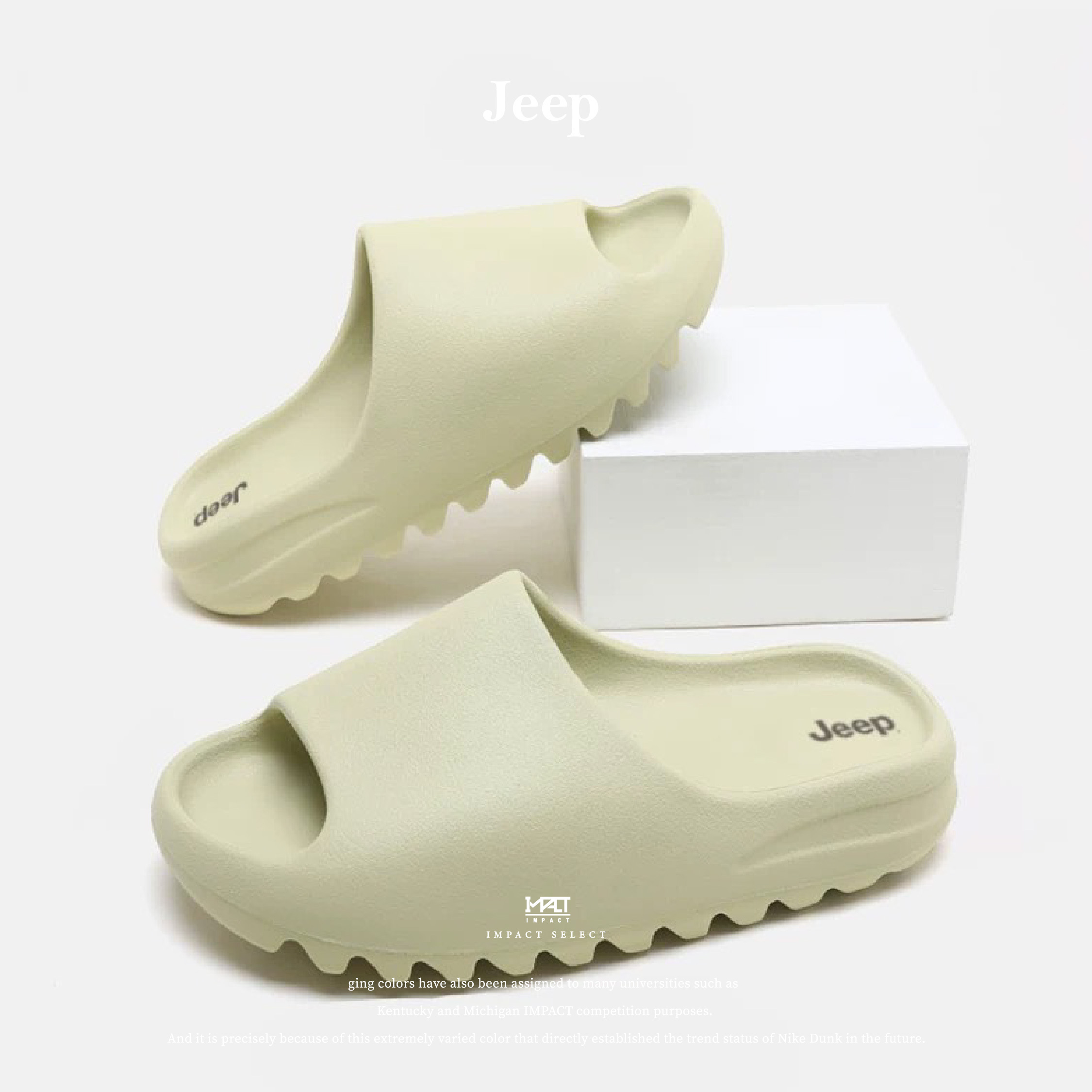 yeezy 平替  Jeep 舒適拖鞋 男女同款 P230MTX362