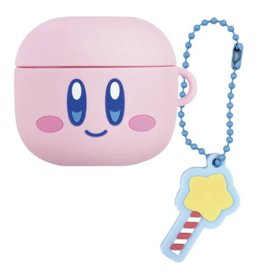 星之卡比 AirPods4 耳機套（淺粉色）