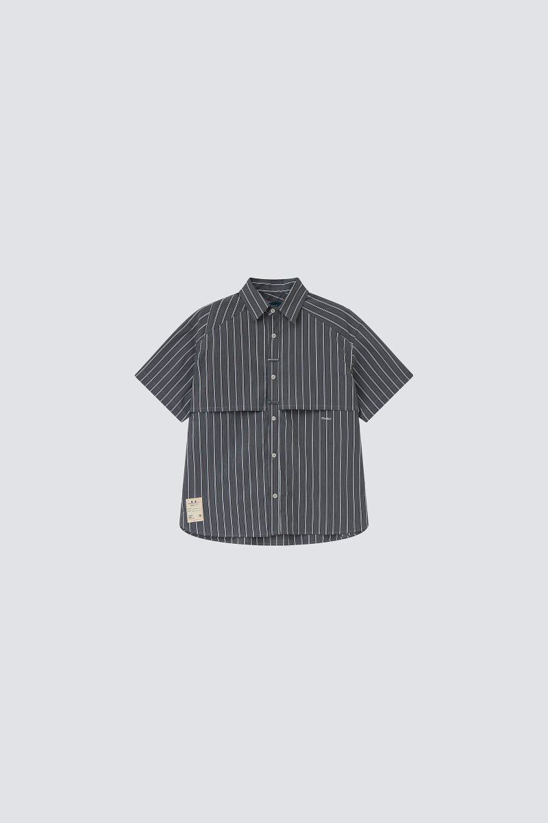 Grey Stripes Shirt｜Grey｜Hong Kong Original Design