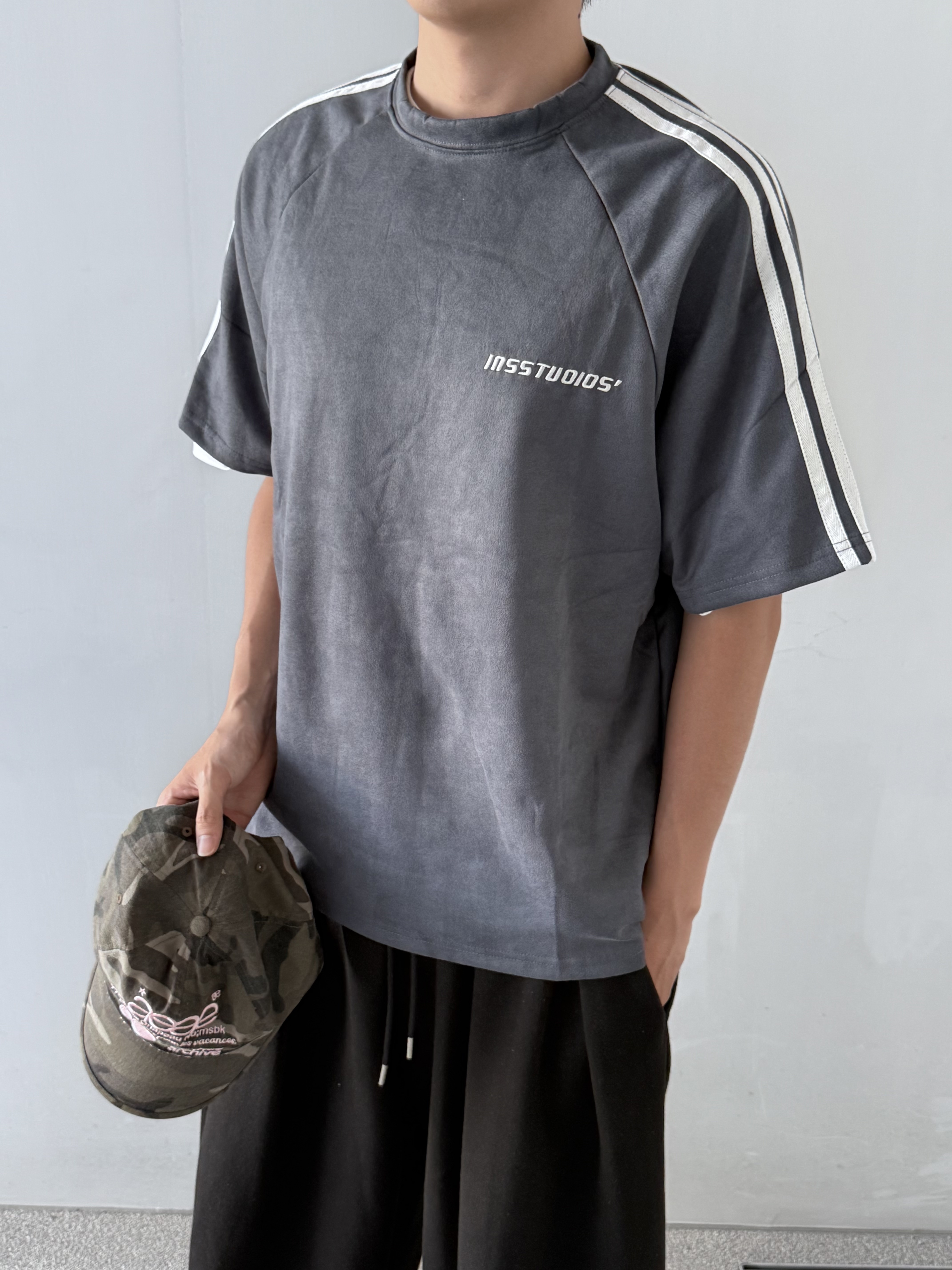 刺繡INSSTUOIOS短 Tee (3colors)