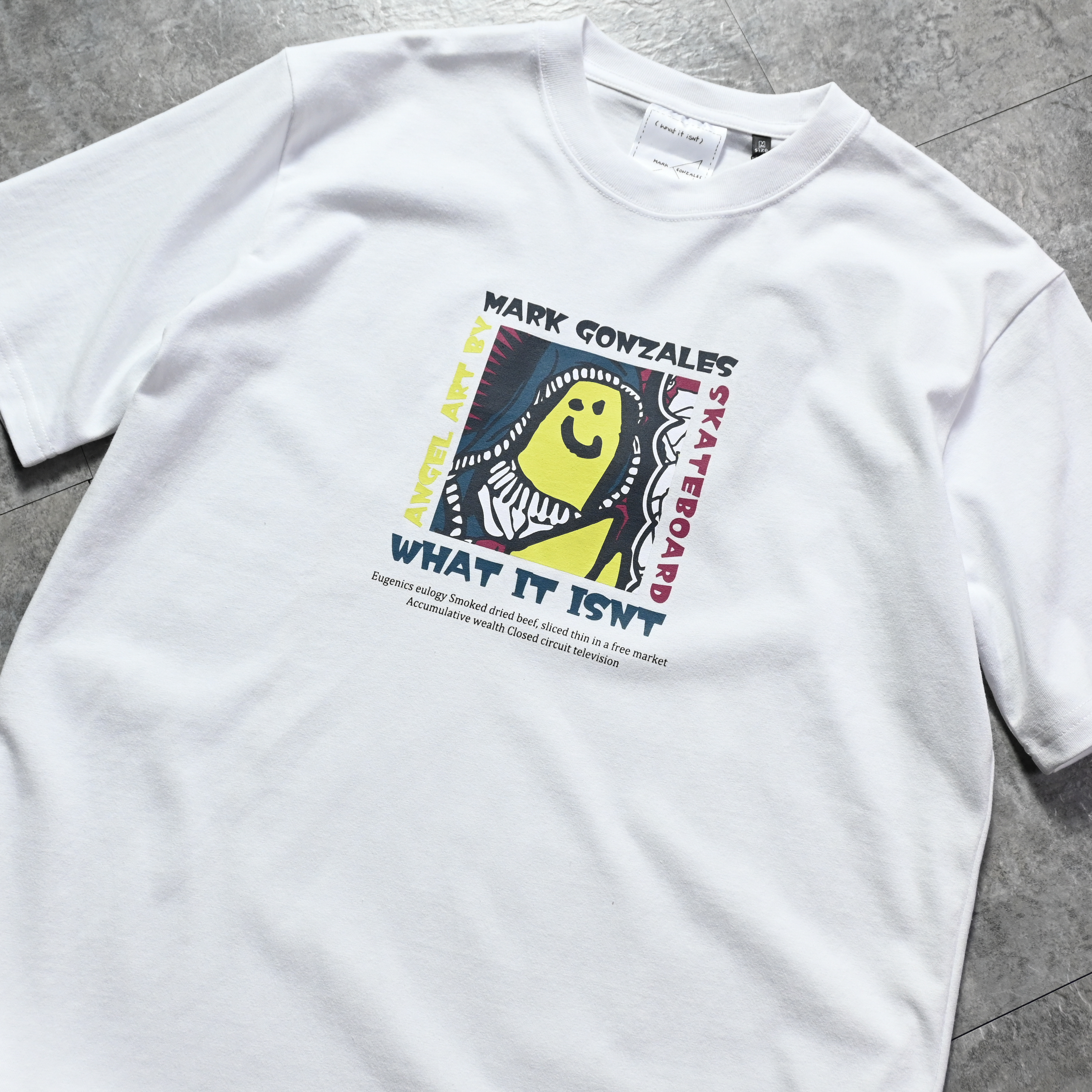 (What it isNt) ART BY MARK GONZALES Maria Angel Tee