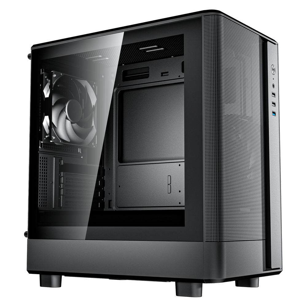 DARKFLASH MOTI Mini Mesh 鏡之小島 網孔版 M-ATX 黑