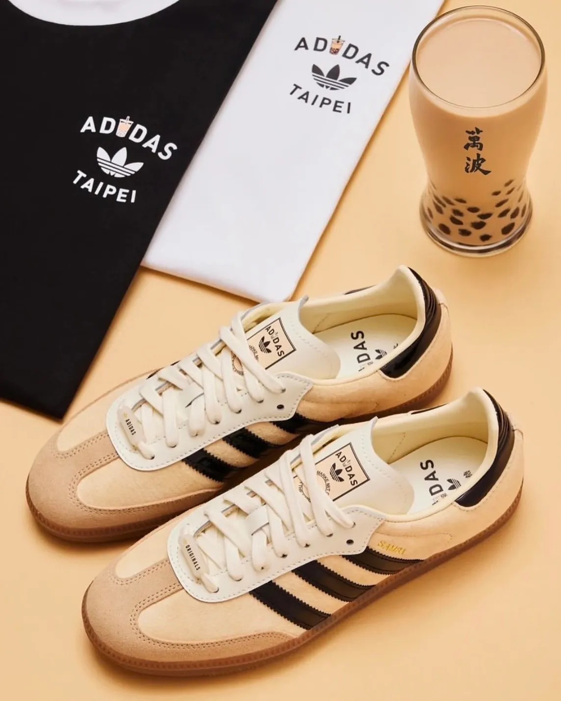 【逢甲 FUZZY】Bubble Tea Taipei X Samba OG 珍珠奶茶 台北限定 JP5197