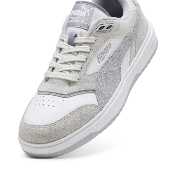 PUMA 休閒鞋 DOUBLECOURT PRM 白灰 麂皮 復古鞋 男 39328307