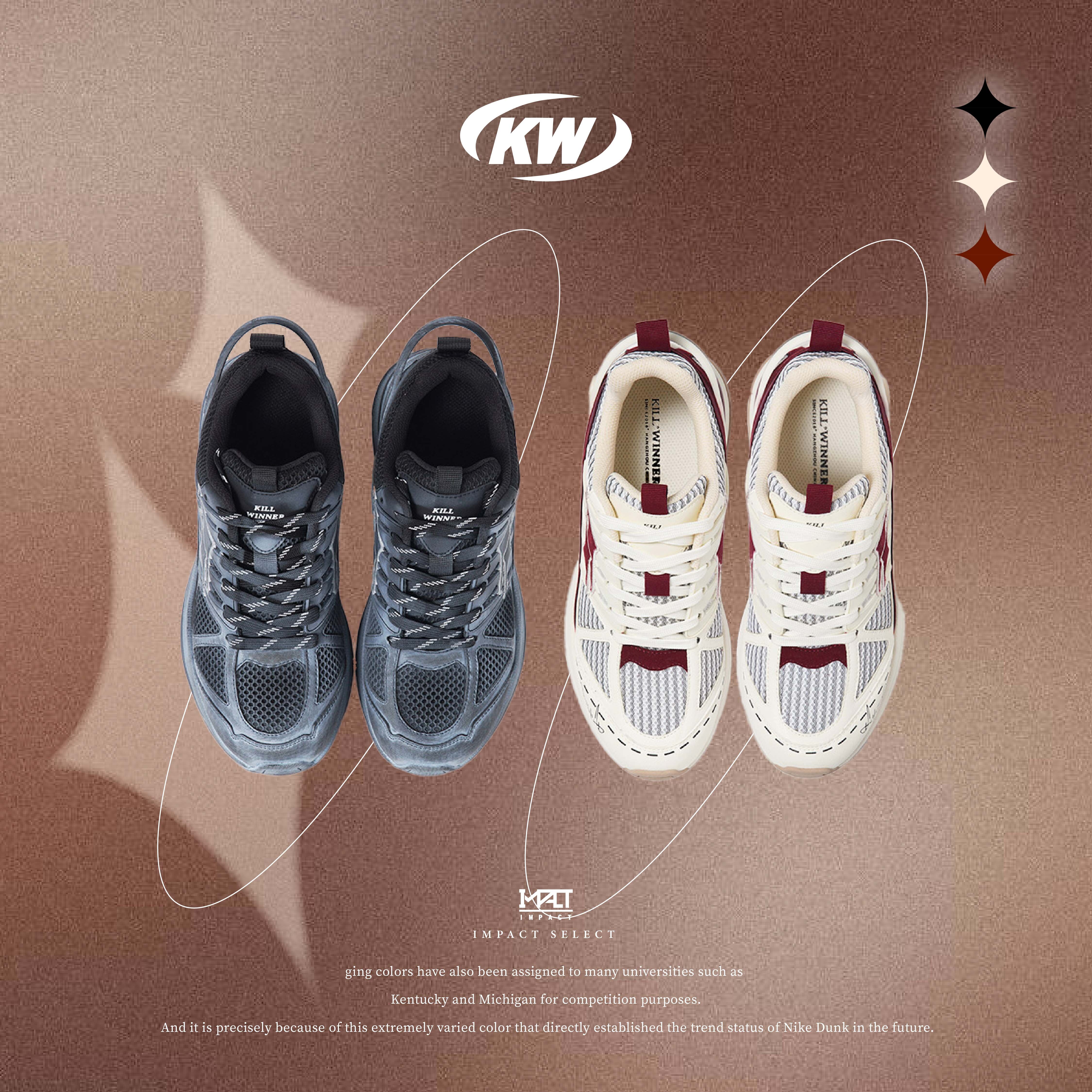 KILLWINNER 復古老爹鞋 低幫 男女同款 KWPX25040102