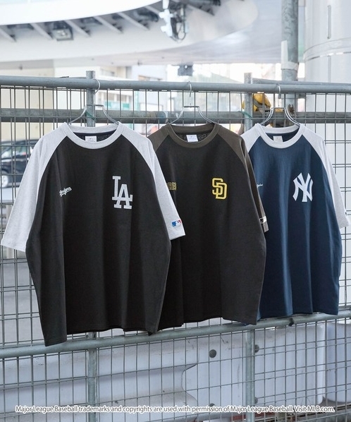 <限時特價> MLB 美國職棒大聯盟 拼接 雙色 短袖 短T 6款