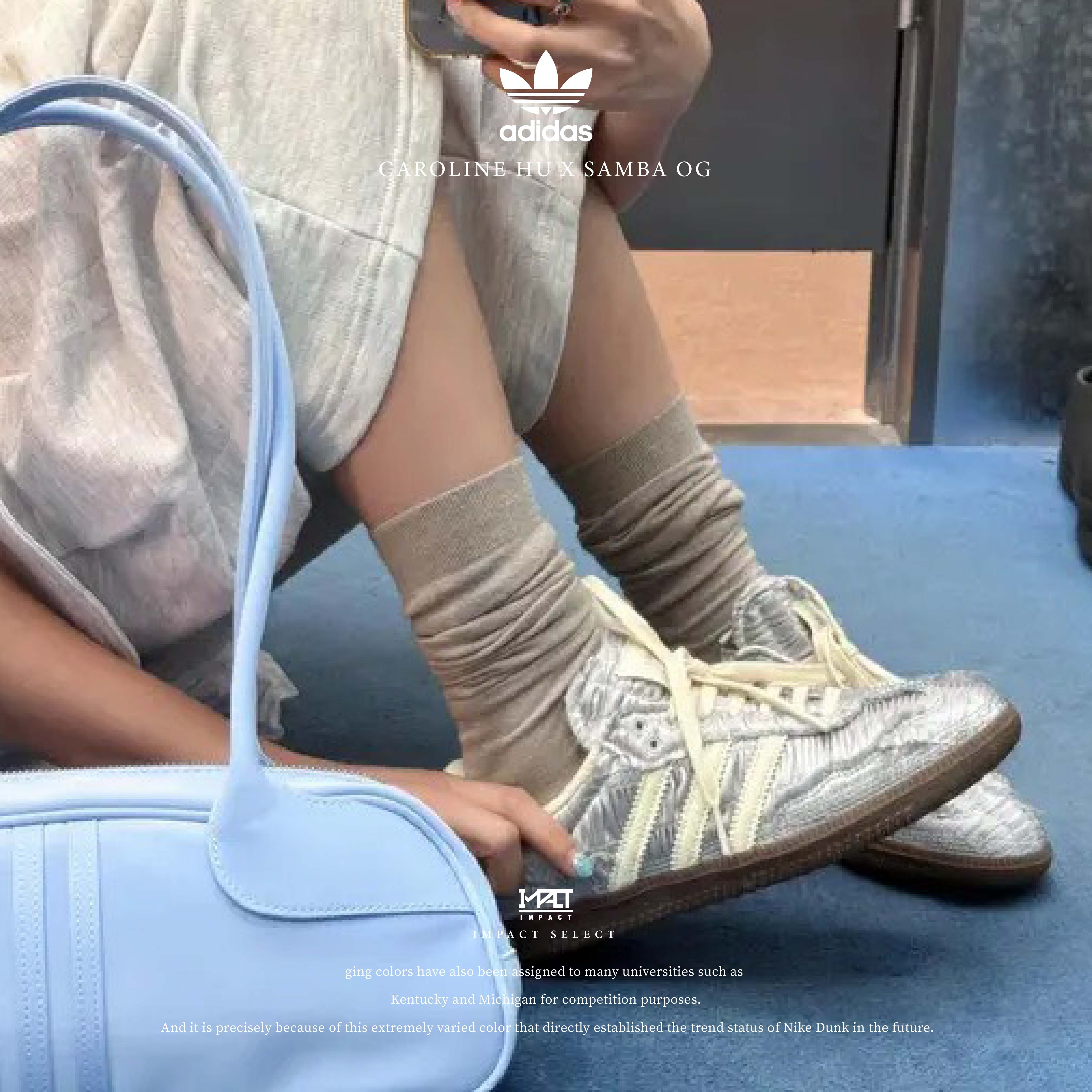 CAROLINE HU X adidas Originals SAMBA OG 女款 緞面 蕾絲 復古 板鞋 運動休閒鞋 JP9281/JP9282/JP9283